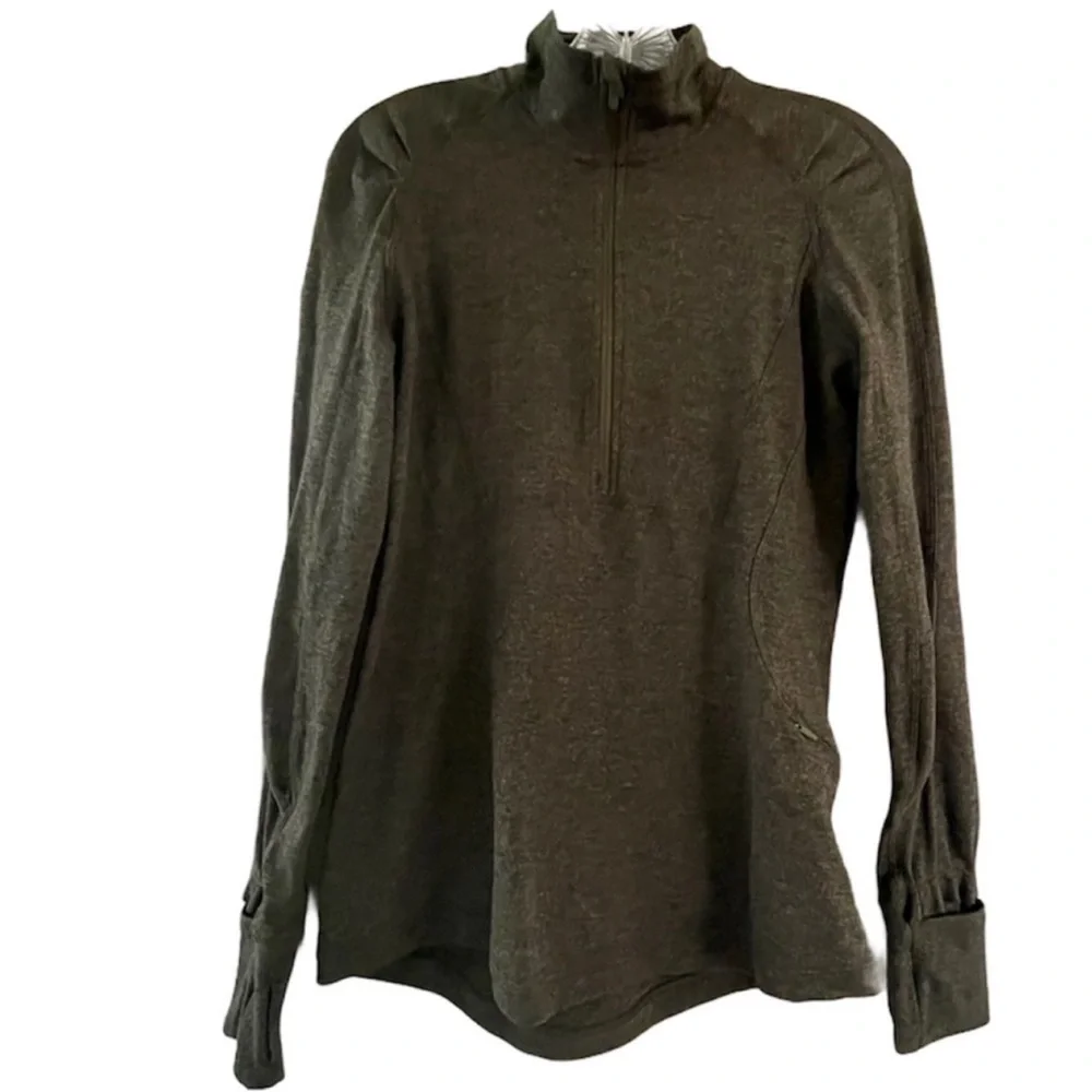 Lululemon Extra Mile 1/2 Zip *Reflective OH.